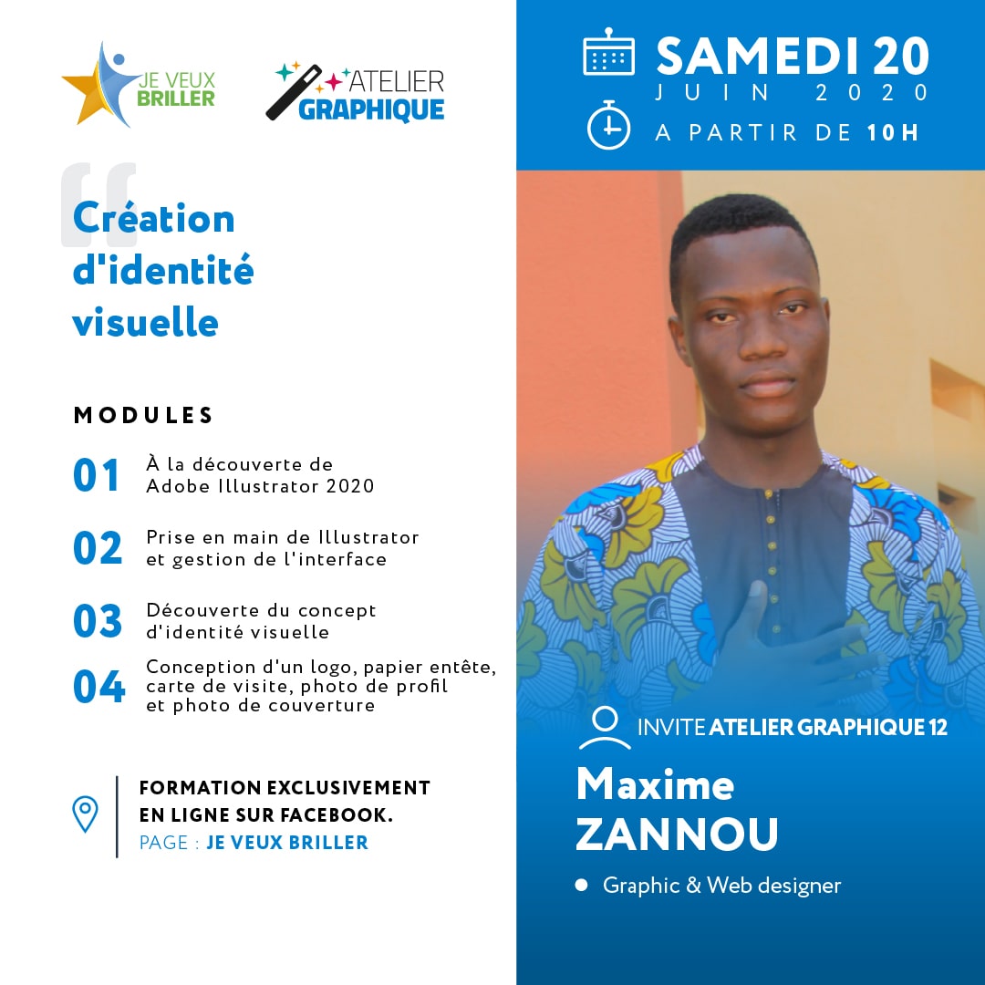 Atelier graphique 12 : Création d’identité visuelle