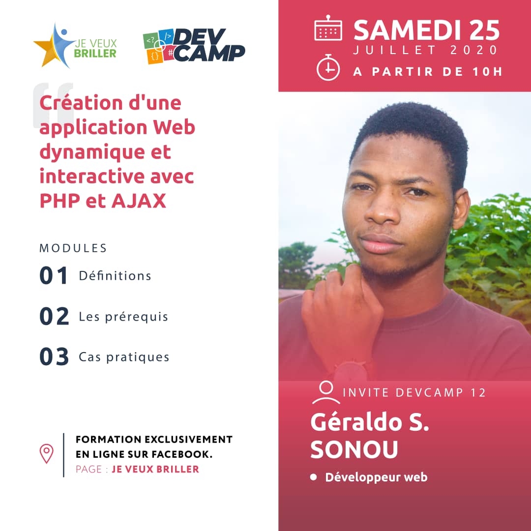 Devcamp 14 : création d’une application web avec PHP et Ajax