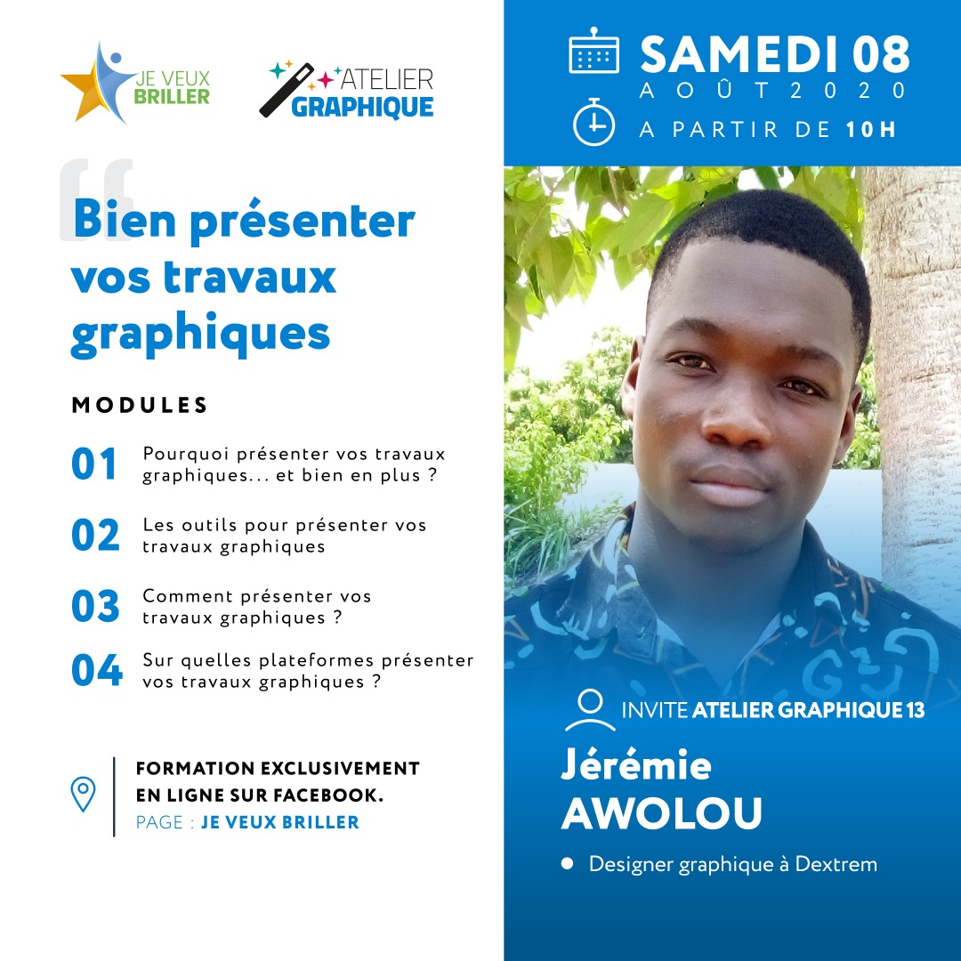 Atelier graphique 10 : bien présenter vos travaux graphiques