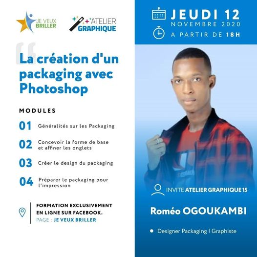 Atelier graphique 15 : La création d'un packaging avec Photoshop